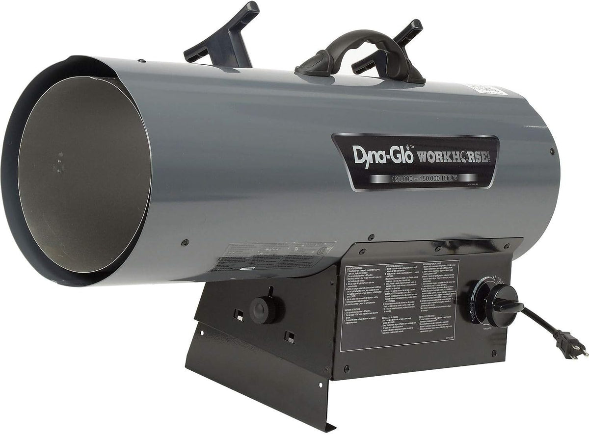 Dyna-Glo LP Forced Air Heater, 120K - 150K BTU - LPFA150WH