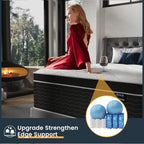 Full Size 10 Inch Medium Plush Hybrid Mattress In A Box