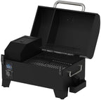 Pit Boss Table Top Wood Pellet Grill, Black, 7 lb Hopper, 24.8 in L x 18.7 in W x 14.2 in H - PB150PPG 11091