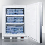 Accucold Built-In Frost-Free Freezer, 3.1 Cu. Ft., Stainless Steel - ACF48WSSHVADA