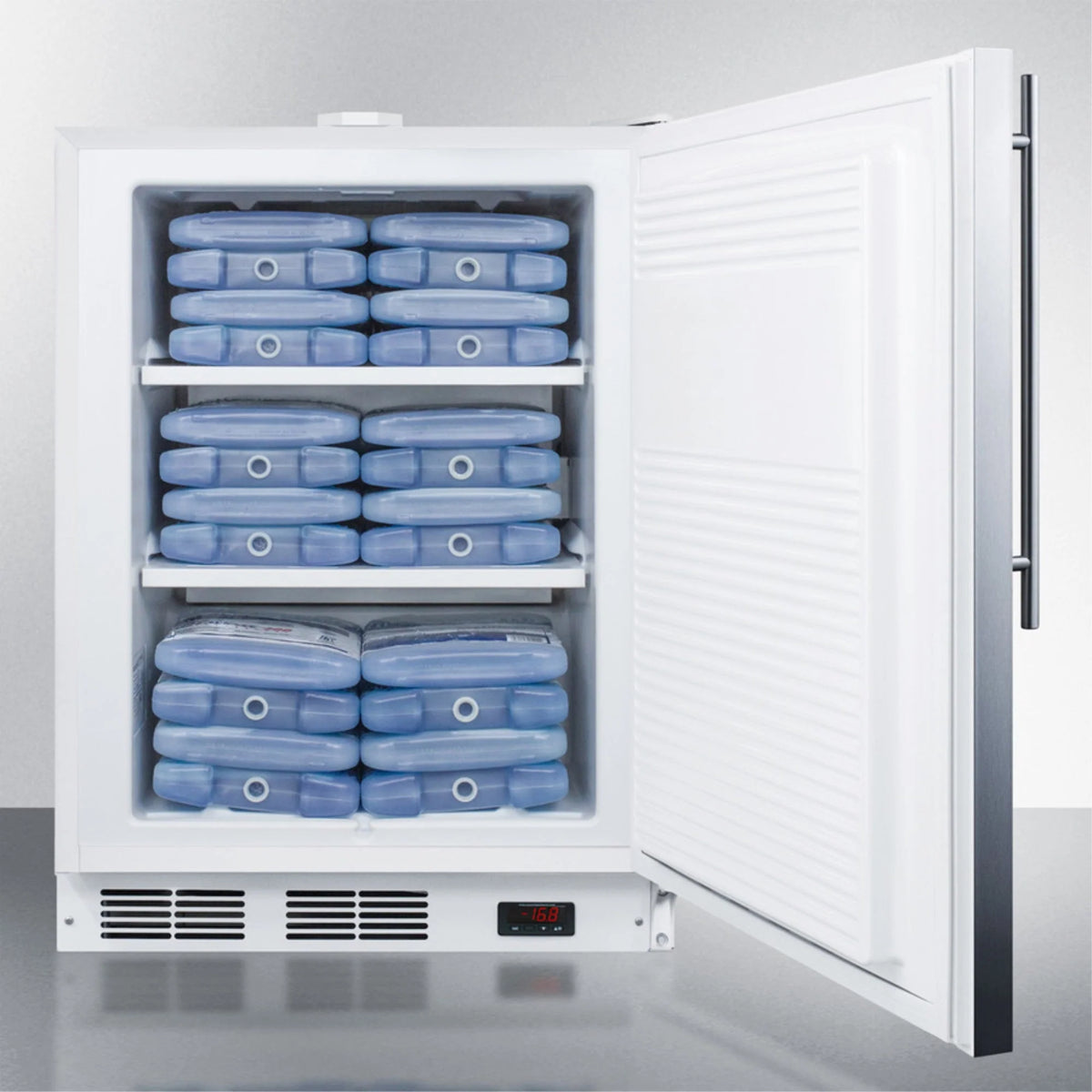 Accucold Built-In Frost-Free Freezer, 3.1 Cu. Ft., Stainless Steel - ACF48WSSHVADA