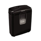 Fellowes Powershred 6C Cross-Cut Shredder - Black