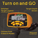 Garrett ACE 300 Metal Detector with Waterproof Coil and Headphones