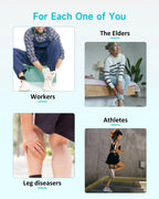 ALLJOY Leg And Foot Air Compression Massager With Heat, 6 Modes, 3 Intensities, 2 Heating Levels, 2 Extensions