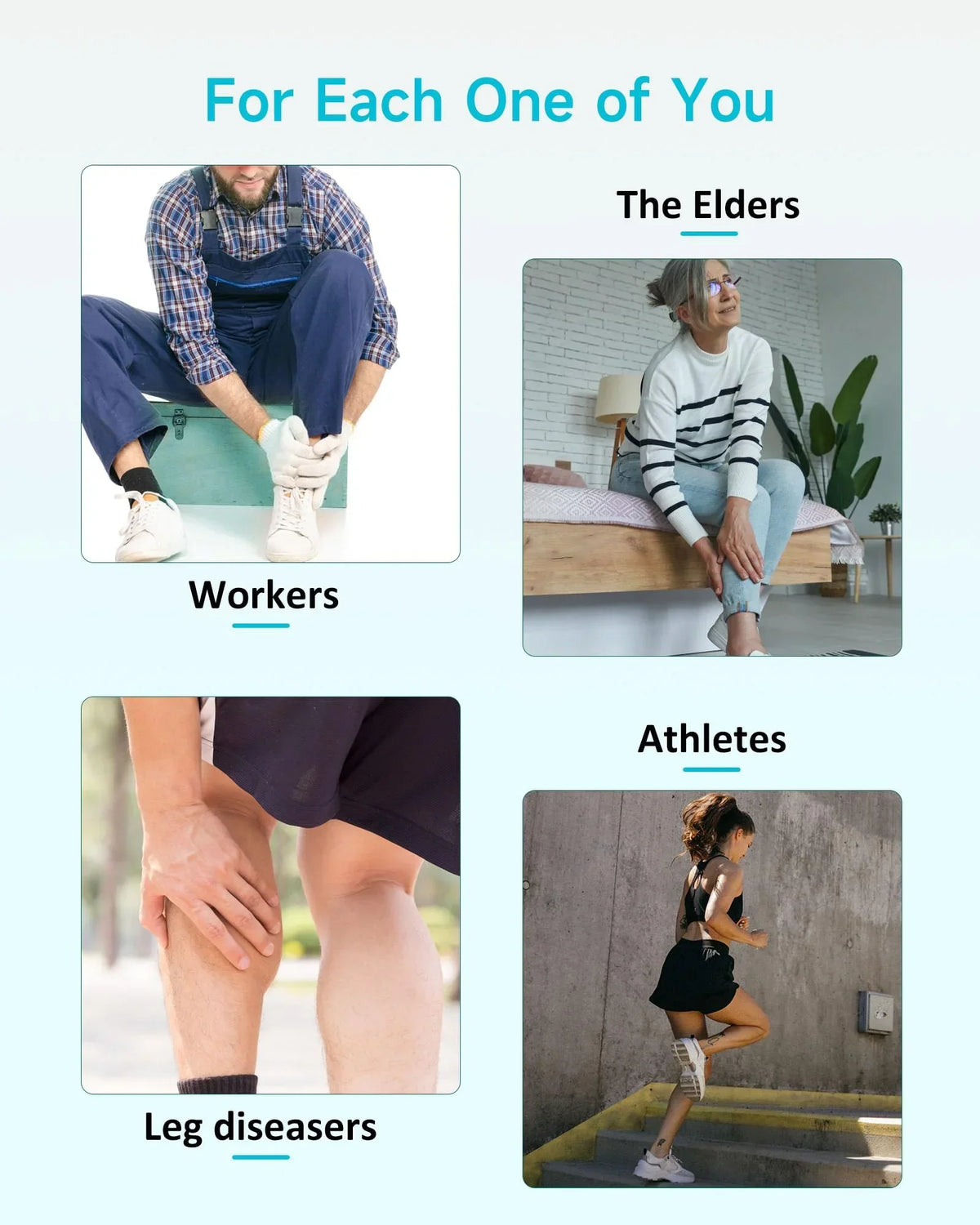 ALLJOY Leg And Foot Air Compression Massager With Heat, 6 Modes, 3 Intensities, 2 Heating Levels, 2 Extensions