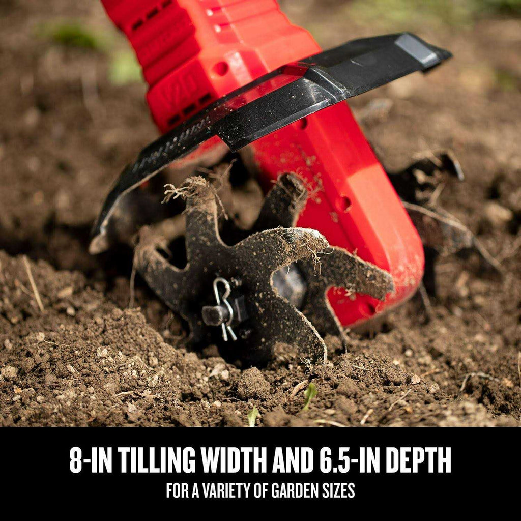 CRAFTSMAN V20 Cordless Tiller/Cultivator, 8-in Tilling Width, 6.5-in Tilling Depth