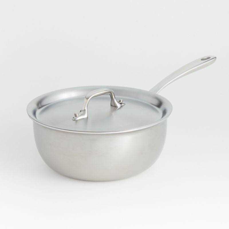 All-Clad d3 Curated 2.5-Quart Saucier With Lid - d3 Curated