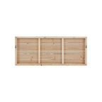 Hand-Painted Perched Birds Wood Plank Wall Decor, Reclaimed Gray, 30in W x 12in H x 1.5in D