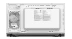 Beautiful 1.1 Cu ft 1000 Watt Sensor Microwave Oven, White Icing - BFCMS811WEST10