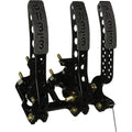 Wilwood Forward Floor Mount Aluminum 3-Pedal Assembly - Black
