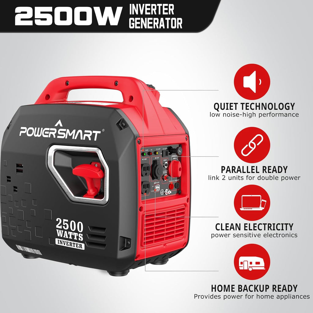 PowerSmart 2500-Watt Portable Inverter Generator