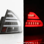 AKKON Black Headlight And LED Tube Bar Tail Light Combo Pair - Fits 2006-2013 Chevy Impala, 2014-2016 Impala Limited