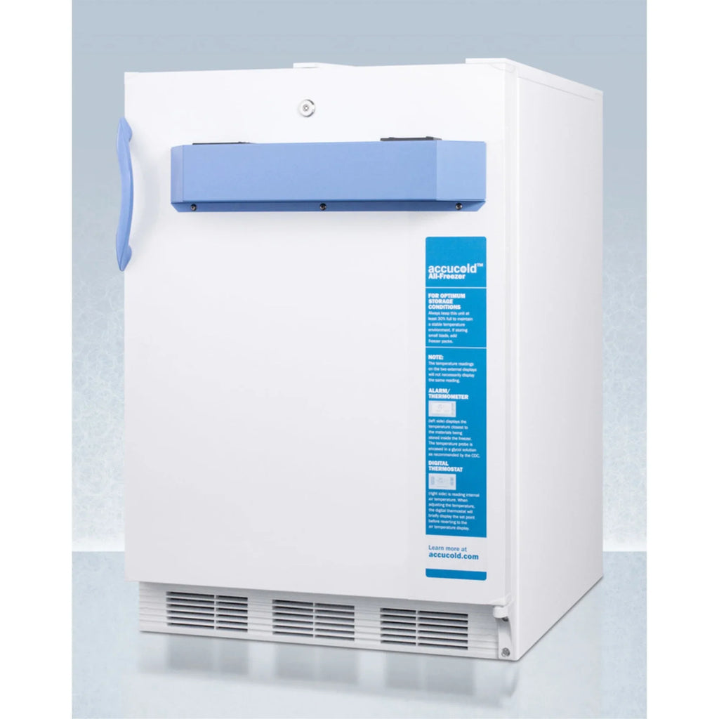 Summit 24 in Wide Built-In ADA Height Manual Defrost Medical All-Freezer - VT65MLBIMED2ADA