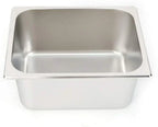 FETCOI Electric Countertop Deep Fryer, 1700W 6L Stainless Steel - Single Tank