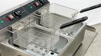 Commercial Electric Countertop Stainless Steel Deep Fryer 23 in 12L 2.5KW