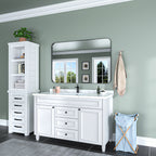 Aluminum Alloy Rounded Corner Wall Vanity Mirror
