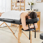Yaheetech Portable Massage Table, 23 Inch Width, Black