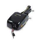 Electric Boat Anchor Winch - Horizontal Mount Davit, 40 lb Capacity, 100 ft Nylon Rope & Mounting Hardware