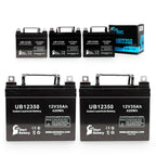 UpStart Battery Sealed Lead Acid Replacement Battery for Imc Heartway Escape H - UB12350, 12V 35Ah 35000mAh L1 Terminal, 5 Pack