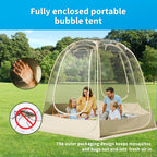 TABU Pop Up Bubble Sports Tent, Clear, 10 x 10 ft, 6-7 People