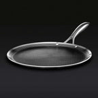 Hexclad 12 Inch Hybrid Stainless Steel Nonstick Griddle Fry Pan