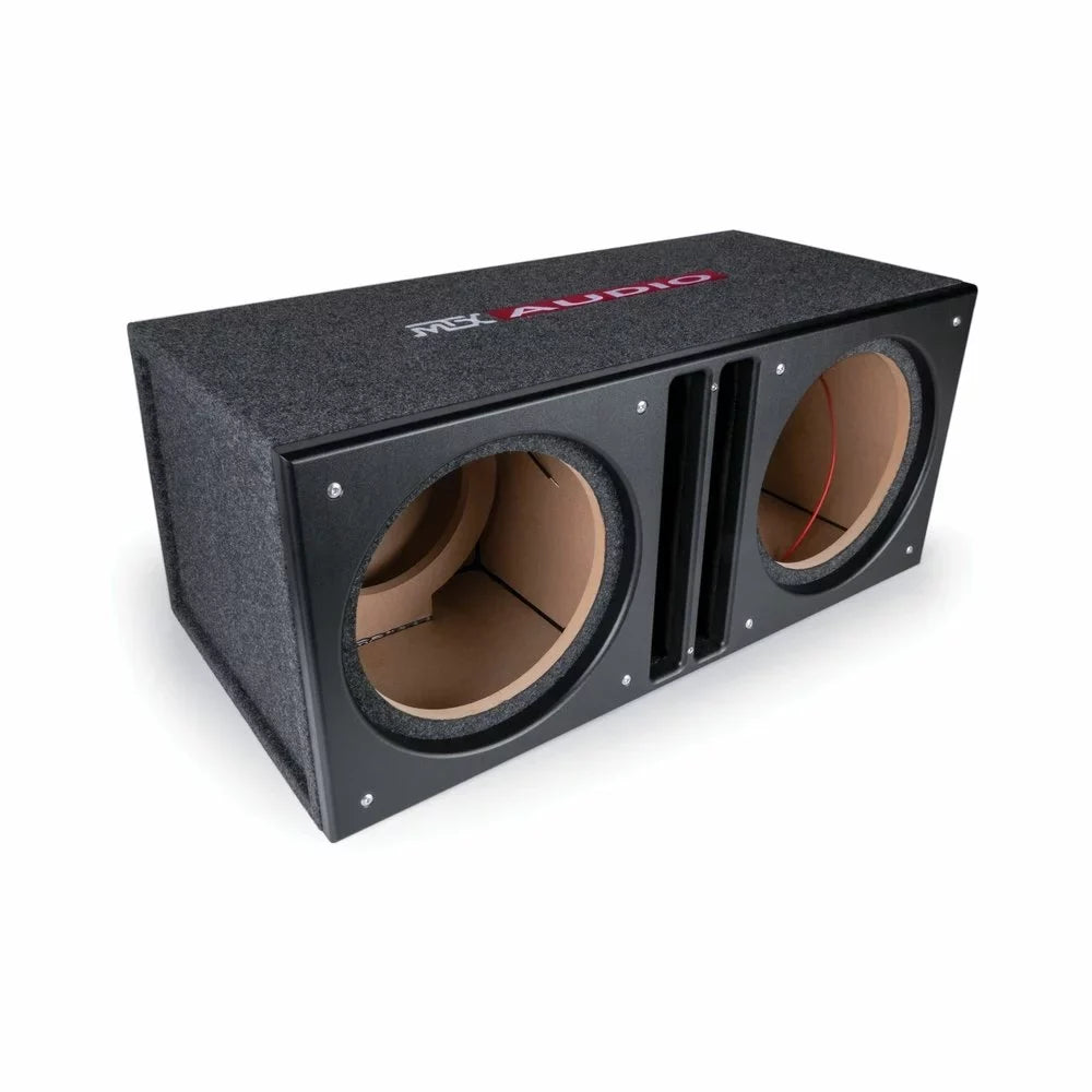 MTX Sledgehammer Dual 12 in Unloaded Ported Subwoofer Enclosure - SLH12X2