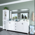Aluminum Alloy Rounded Corner Wall Vanity Mirror
