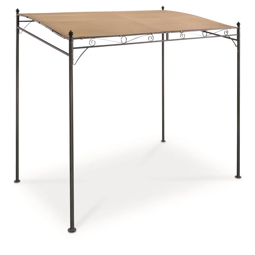 Guide Gear Small Gazebo Canopy Tent, Tan, 5 ft x 8 ft 2 in x 7 ft 6 in H