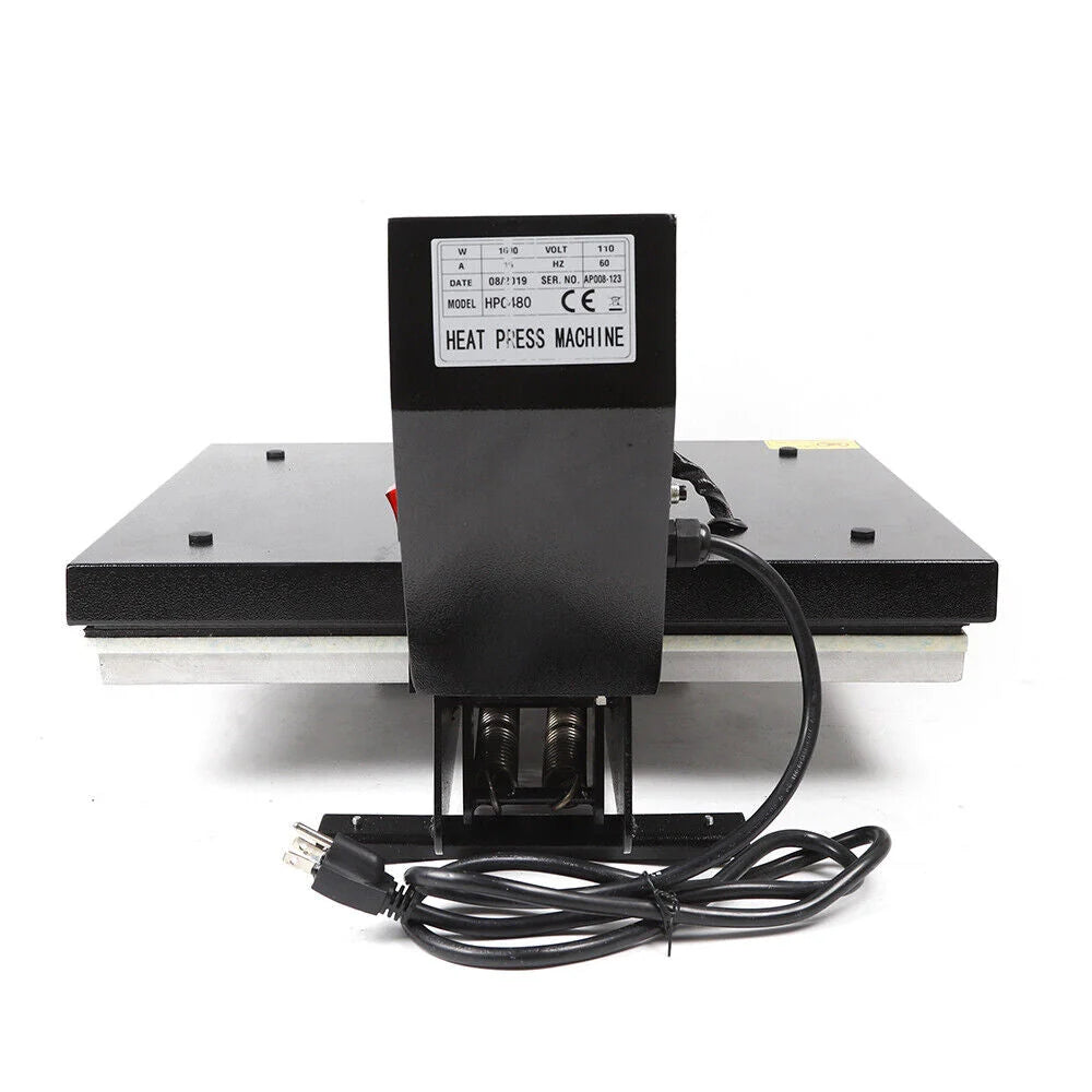 DENEST Clamshell Heat Press Machine 16in x 20in For T-Shirt Sublimation And Digital Transfer