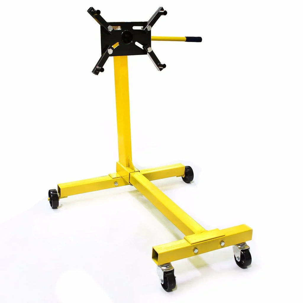 XtremepowerUS Rotating Engine Stand, 1000 lb, Yellow