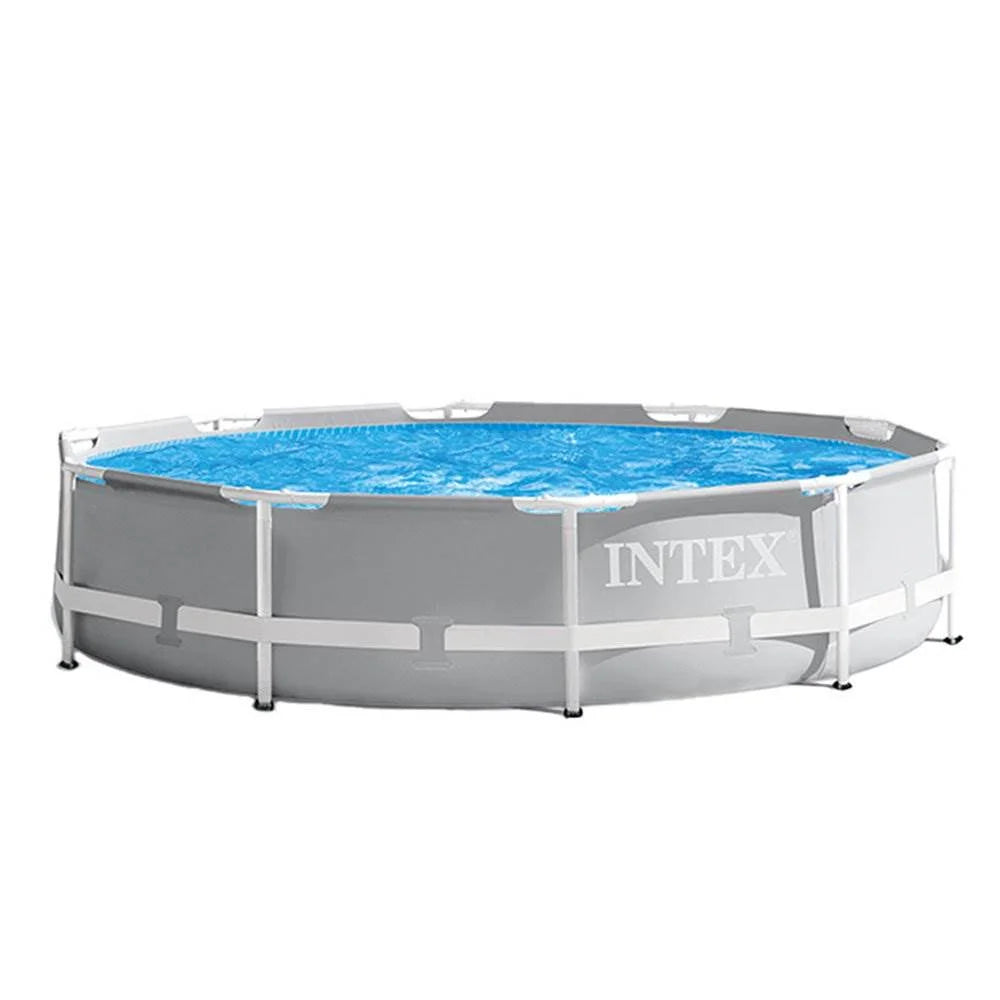 Intex Prism Frame Above Ground Swimming Pool 14ft x 42in With Pump - 26719EH