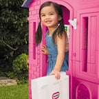 Little Tikes Cape Cottage Playhouse, Pink, 42.8 x 35 x 49 Inches