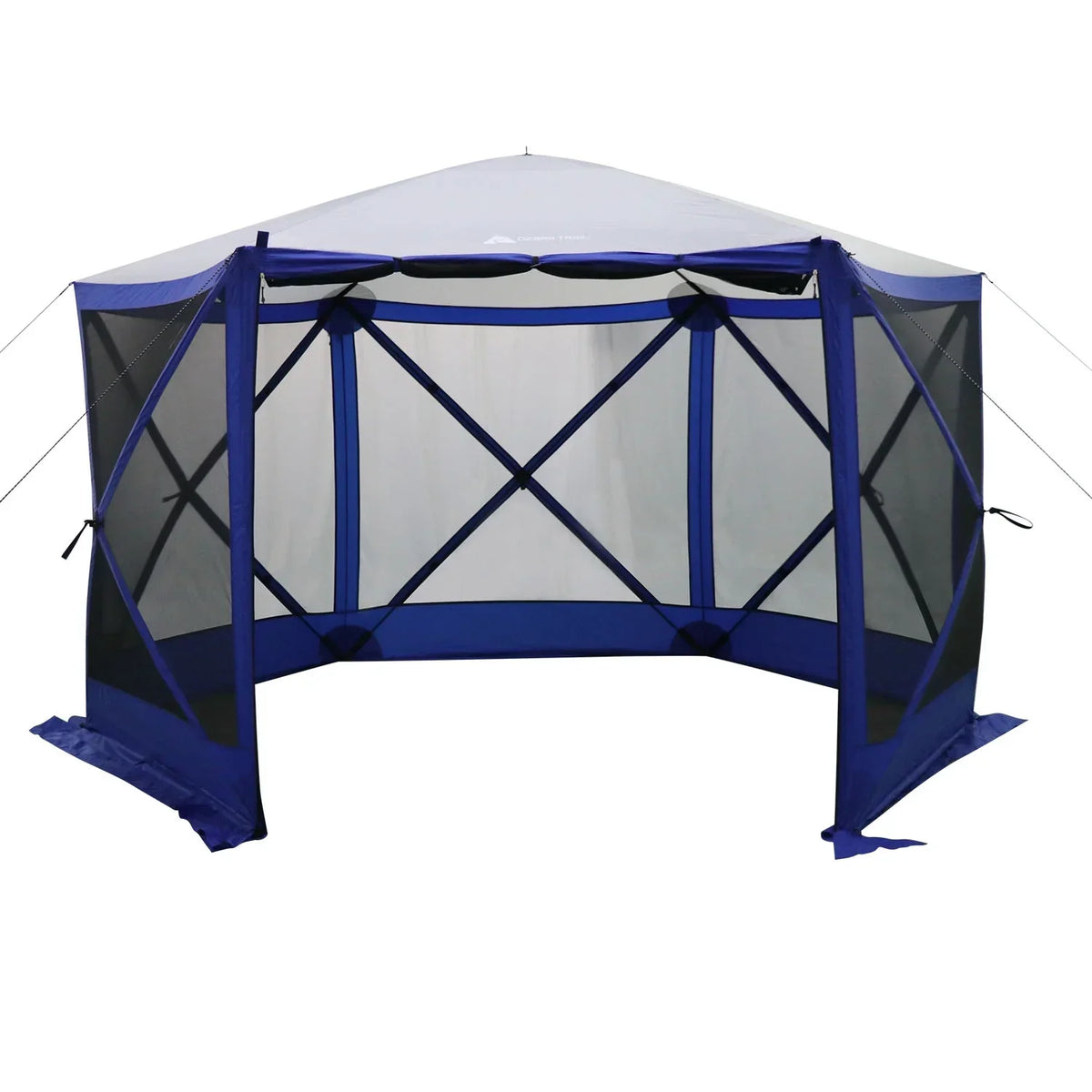 Ozark Trail Outdoor Camping Screen House, 11 ft x 10 ft x 88.5 in, 1 Room, Blue - 6 Hub