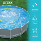 Intex Sand Filter Pump & Saltwater System For Up To 15 000 Gal Pools Krystal Clear