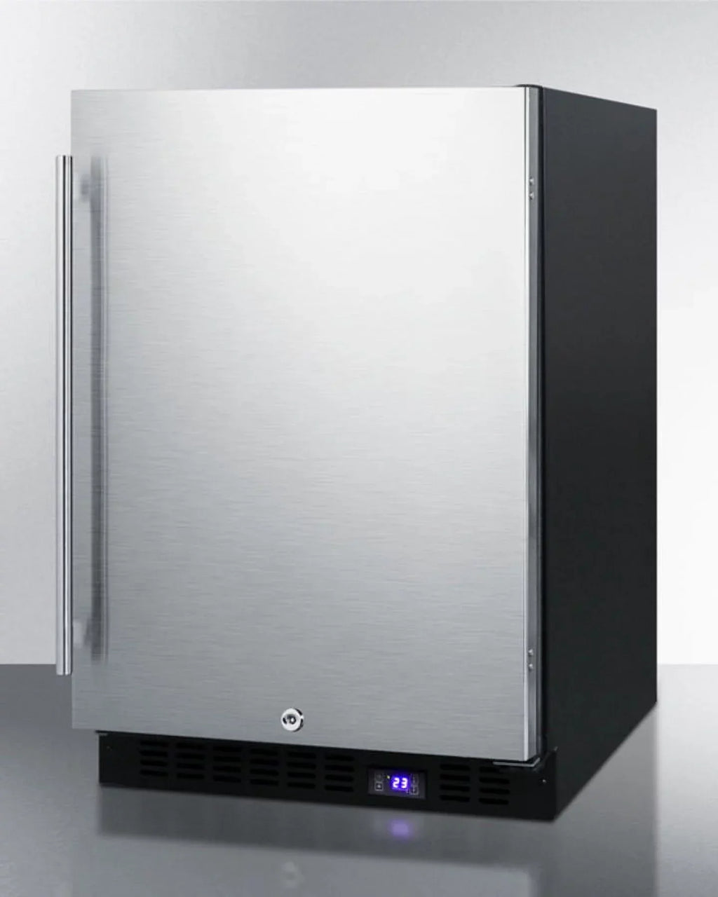 Outdoor All-Freezer, 24 in Wide, Black Cabinet