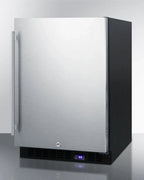 Outdoor All-Freezer, 24 in Wide, Black Cabinet