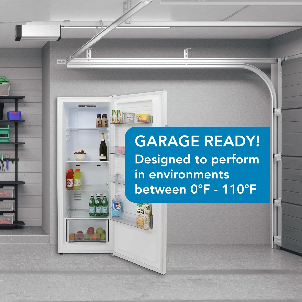 Avanti Vertical Freezer, 10.8 cu ft, White - AV1081VFK0W