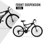 Hyper Bicycles Men's Havoc Mountain Bike, 26 inch, 21 Speed, Black