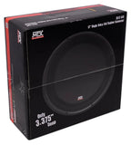 MTX 3512-04S 12in 600W Shallow Subwoofer With Sealed Enclosure, Amplifier And Wires - 3512-04S