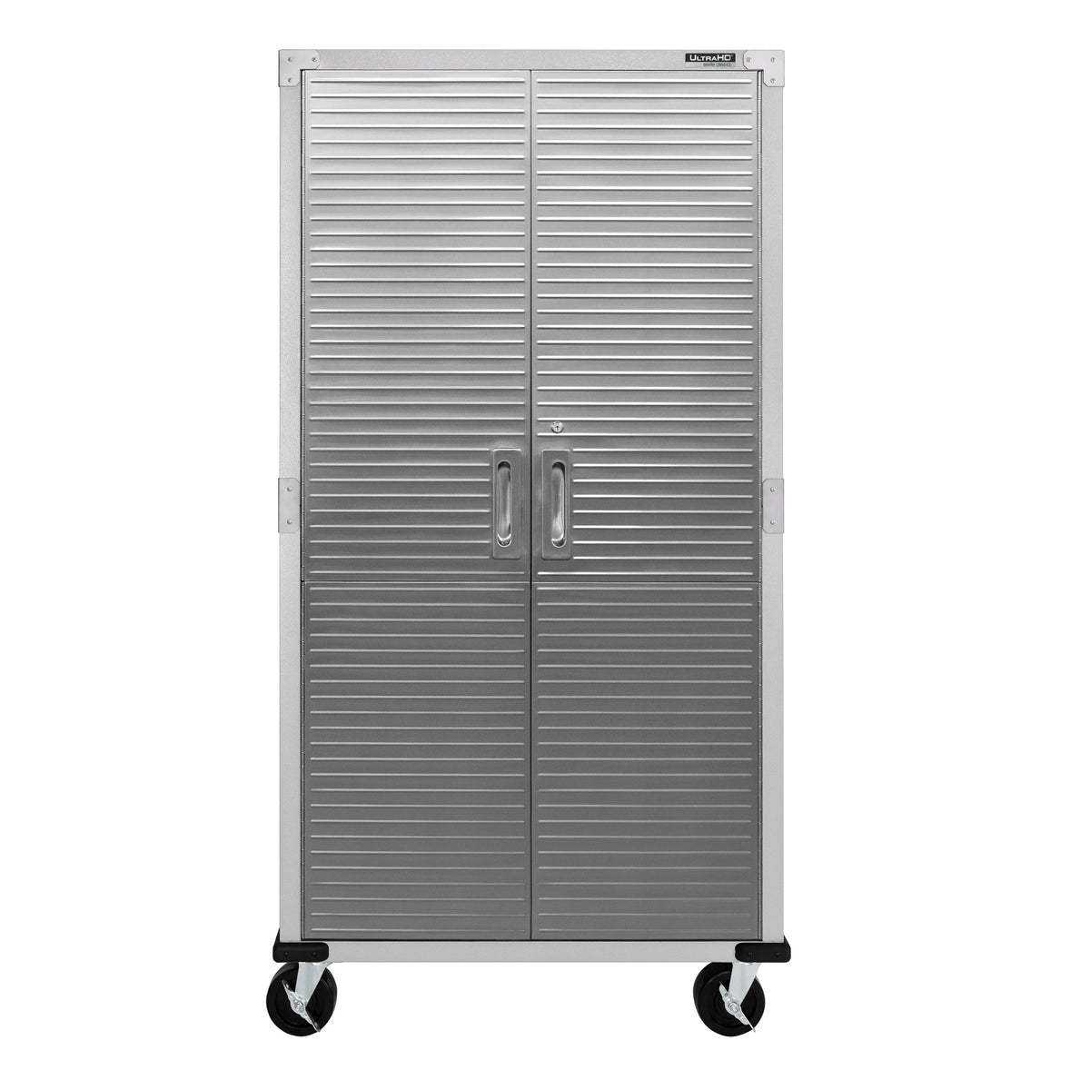 Seville Classics UltraHD Rolling Storage Cabinet, Granite, 36in W x 18in D x 72in H
