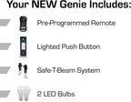 Genie Stealth 500 Essentials LED Belt Drive Garage Door Opener With LED Bulbs - 2055