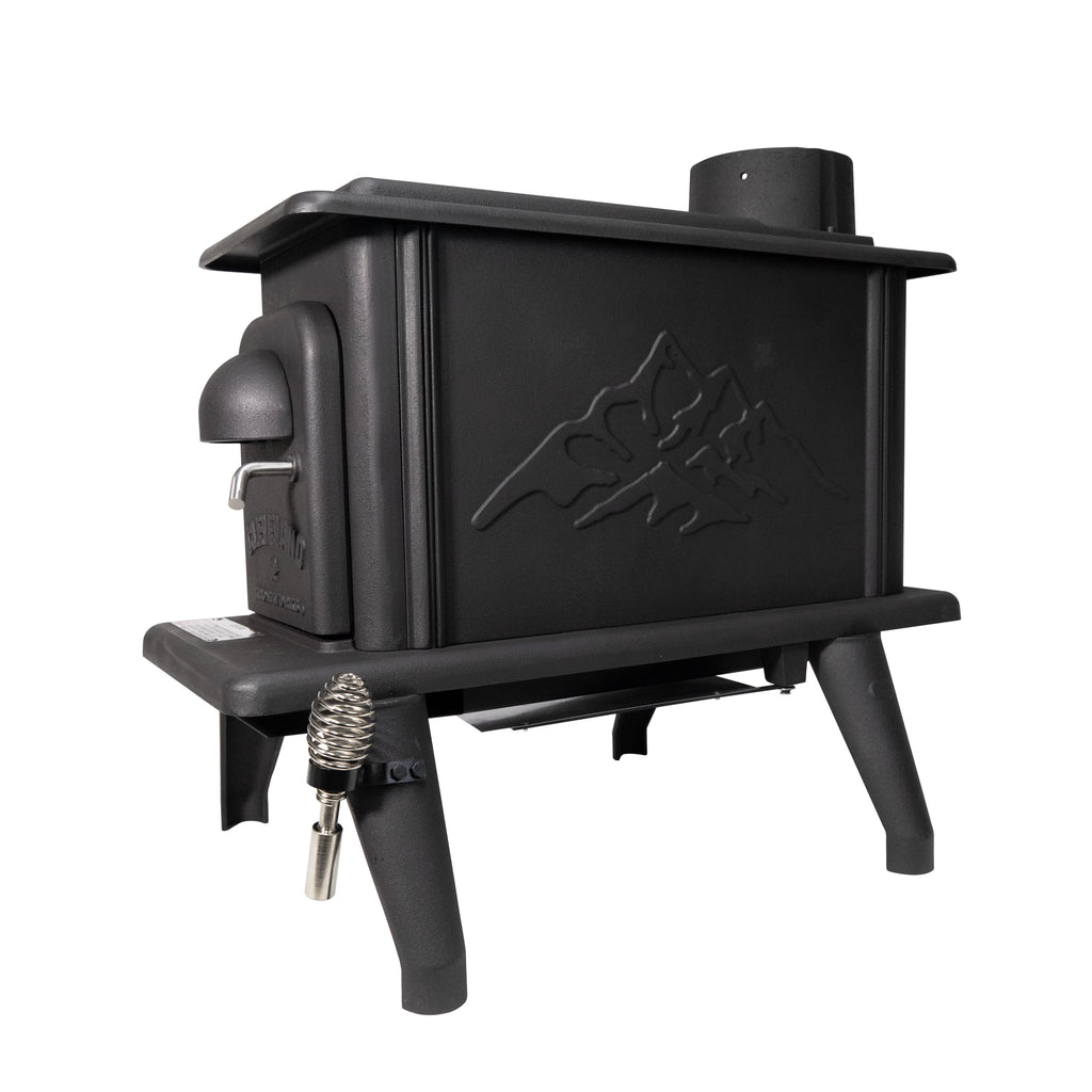 Cleveland Iron Works Wood Stove, 900 Sq. Ft. - Single Burn Rate