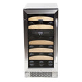 28-Bottle Dual-Zone Built-In Wine Refrigerator - BWR-281DZ