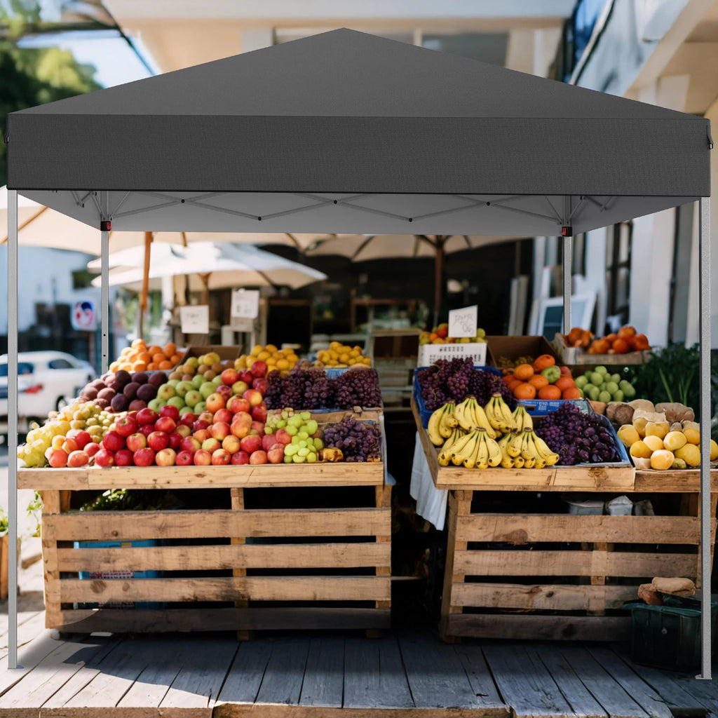 GVDV 10x10 ft Easy Pop Up Outdoor Canopy Tent - Blue
