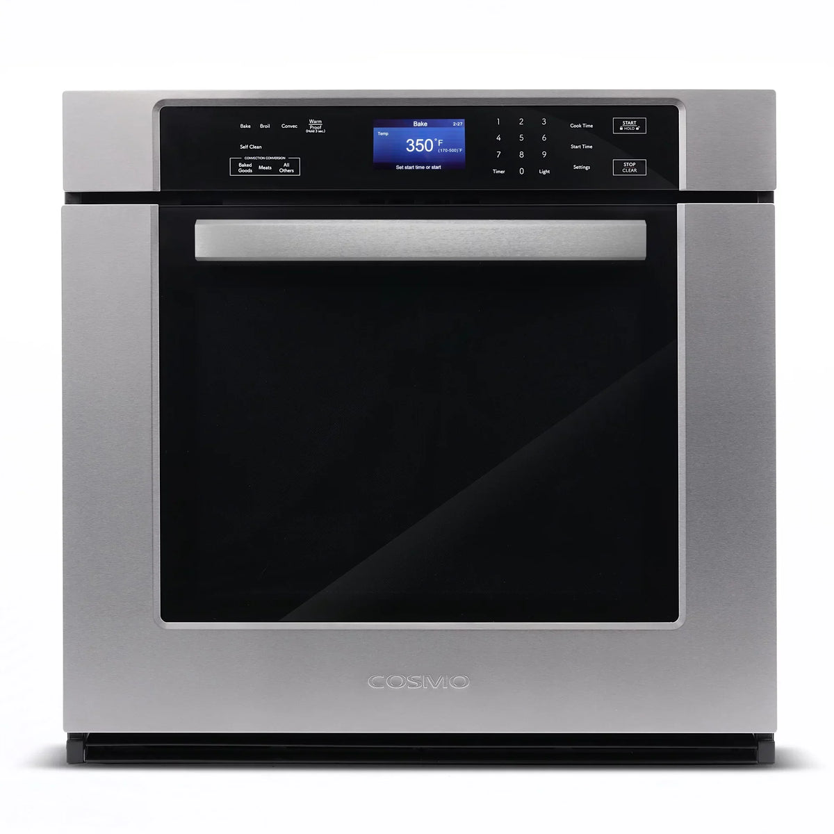 30 in. 5 cu. ft. Single Electric Wall Oven With True European Convection And Self Cleaning In Stainless Steel