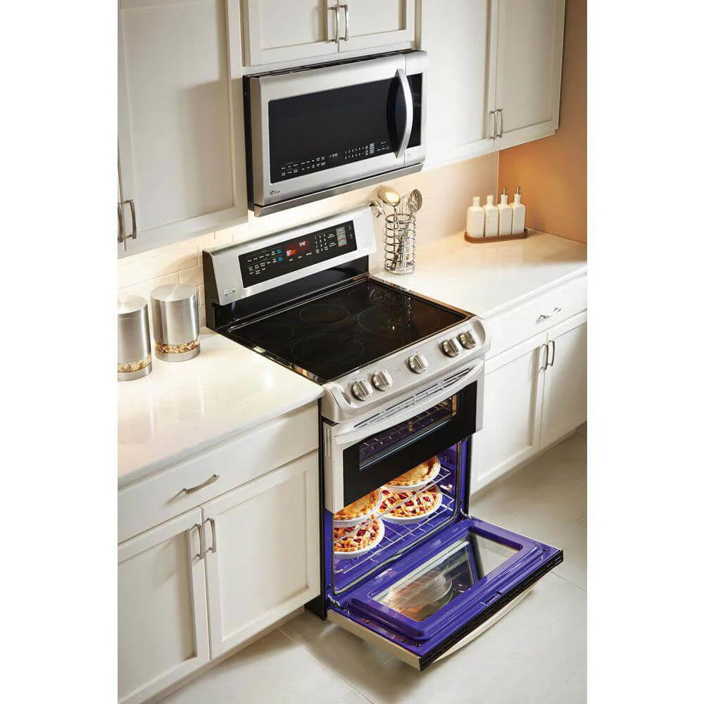LG Double Oven Stainless Steel Electric Range, 7.3 Cu. Ft. - LDE4413ST