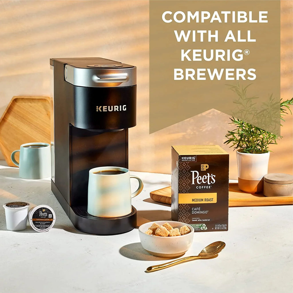 Peet's Coffee Decaf House Blend Dark Roast K-Cup Pods 88 Count
