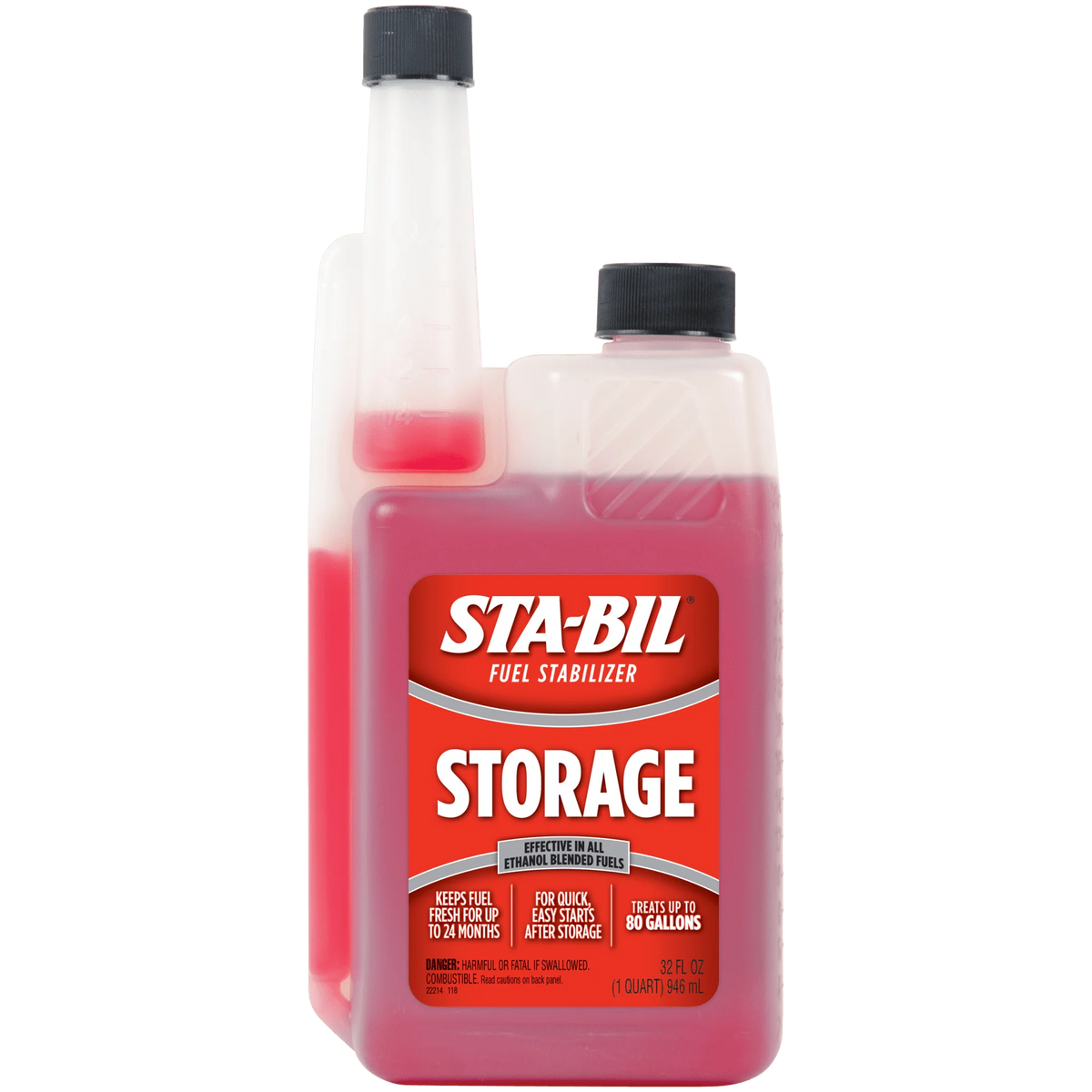 STA-BIL Storage Fuel Stabilizer Gasoline Treatment 32 Fl. Oz. - Treats 80 Gallons