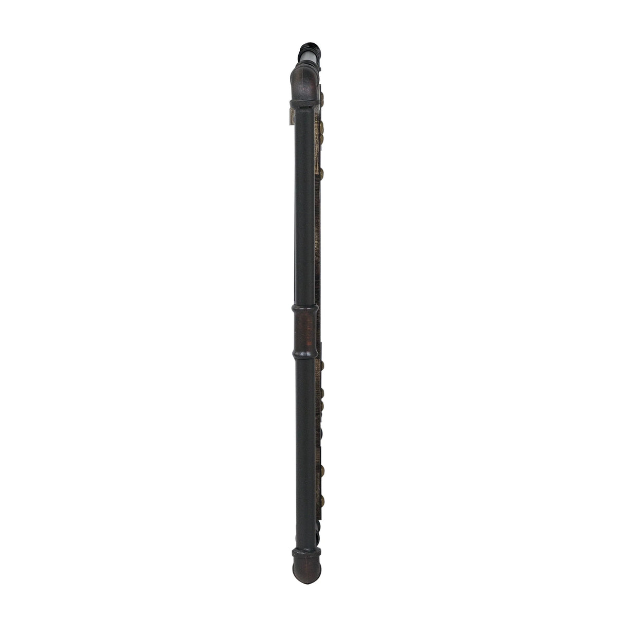 Industrial Metal Wall Mirror With LED Lights, 23.63in H x 31.5in W x 1.5in D