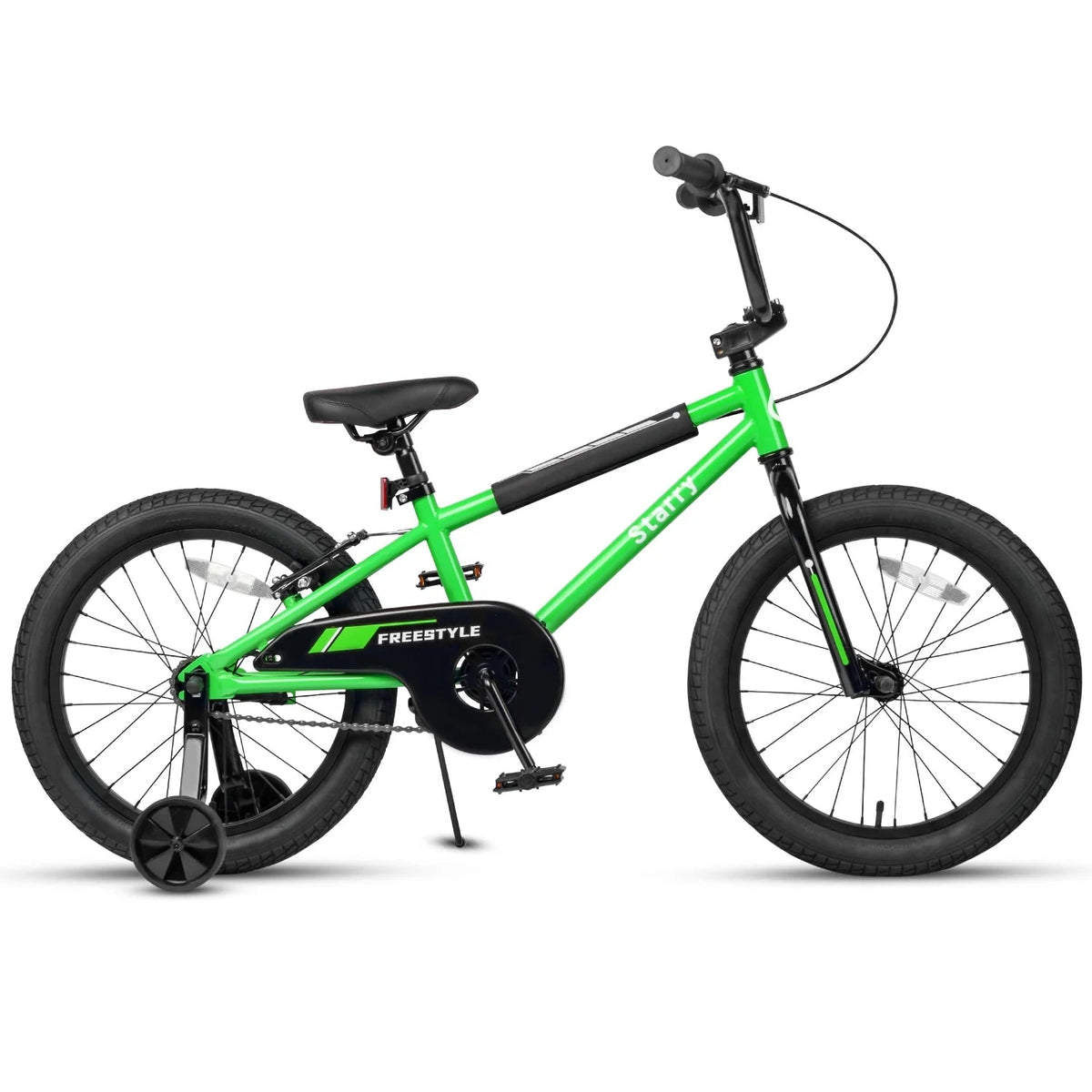Glerc Kids BMX Style Bicycle 14 Inch Blue With Training Wheels And Coaster Brake